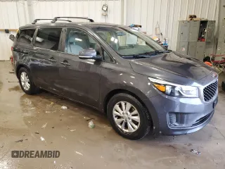2016 Kia Sedona LX with VIN KNDMB5C17G6165581, listed as a Copart auction lot 53737215 with 160,030 mi miles and Non Repairable. Bid and sale history available at carsss.com. Image 4.