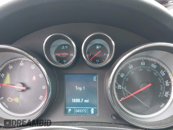 2011 Buick Regal CXL Turbo TO7 with VIN W04G15GV0B1121807, listed as a IAAI auction lot 42142987 with 75,000 mi miles and . Bid and sale history available at DreamBid. Image 7.