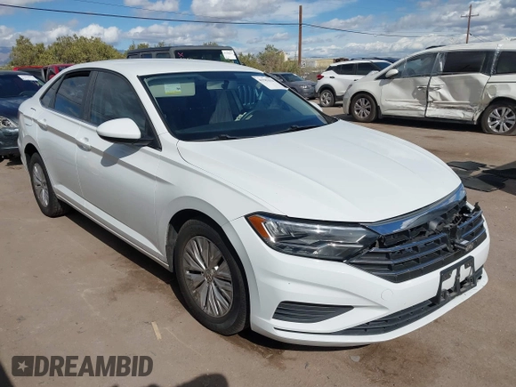 2019 Volkswagen Jetta S with VIN 3VWC57BUXKM064244, listed as a IAAI auction lot 41583654 with 35,970 mi miles and . Bid and sale history available at DreamBid. Image 1.