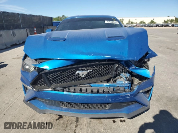 2020 Ford Mustang GT with VIN 1FA6P8CF8L5175338, listed as a Copart auction lot 49947045 with 62,954 mi miles and Salvage Title. Bid and sale history available at DreamBid. Image 5.