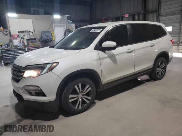 2016 Honda Pilot EX with VIN 5FNYF6H33GB069960, listed as a Copart auction lot 49460825 with 211,799 mi miles and Salvage Title. Bid and sale history available at carsss.com. Image 1.