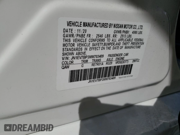 2021 Infiniti Q50 3.0t LUXE with VIN JN1EV7BP3MM703409, listed as a Copart auction lot 48170375 with 78,662 mi miles and Salvage Title. Bid and sale history available at carsss.com. Image 15.