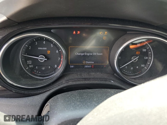 2021 Buick Encore GX Preferred z VIN KL4MMBS23MB115759, wystawiony jako Copart lot #61928665 z przebiegiem 28 565 mil mil oraz Szkoda całkowita • Salvage title. Historia ofert i sprzedaży dostępna na DreamBid. Obrazek 9.