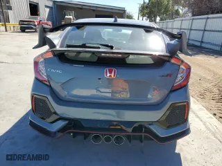 2019 Honda Civic Type R Touring with VIN SHHFK8G76KU203497, listed as a Copart auction lot 80994834 with 9,884 mi miles and Non Repairable. Bid and sale history available at carsss.com. Image 6.