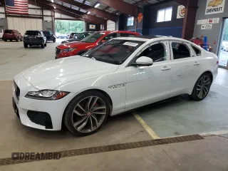 2016 Jaguar XF S with VIN SAJBG4BV0GCY00411, listed as a Copart auction lot 66068964 with 94,983 mi miles and Salvage Title. Bid and sale history available at carsss.com. Image 1.