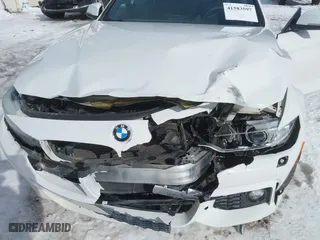 2016 BMW 4 Series 435i xDrive with VIN WBA3T7C52G5A37374, listed as a IAAI auction lot 41583597 with 1 mi miles. Bid and sale history available at carsss.com. Image 6.