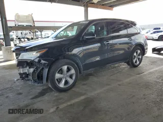 2014 Acura MDX with VIN 5FRYD3H29EB006577, listed as a Copart auction lot 49471645 with 145,942 mi miles and Salvage Title. Bid and sale history available at carsss.com. Image 1.