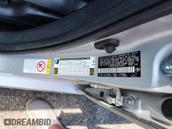 2021 Toyota Prius L Eco with VIN JTDKAMFU4M3144050, listed as a IAAI auction lot 42774220 with 173,180 mi miles and . Bid and sale history available at DreamBid. Image 15.