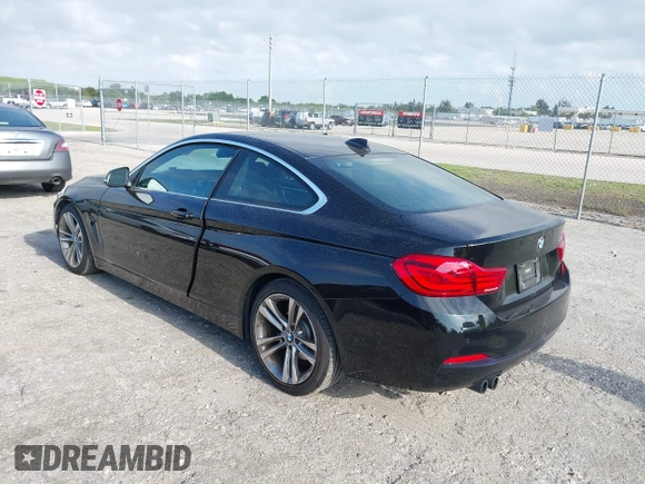 2019 BMW 4 Series 430i with VIN WBA4W3C59KAF92150, listed as a IAAI auction lot 42045034 with 35,888 mi miles and . Bid and sale history available at DreamBid. Image 3.