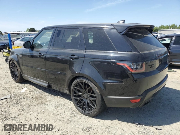 2018 Land Rover Range Rover Sport SE with VIN SALWG2RK9JA405574, listed as a Copart auction lot 54240505 with 74,537 mi miles and Clean Title. Bid and sale history available at carsss.com. Image 2.
