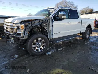 2021 Ford F-350 XL with VIN 1FT8W3BT2MEC46597, listed as a Copart auction lot 88405215 with 54,492 mi miles and Salvage Title. Bid and sale history available at DreamBid. Image 1.