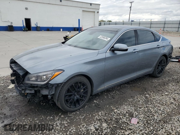 2015 Hyundai Genesis 3.8L with VIN KMHGN4JE8FU062244, listed as a Copart auction lot 52596394 with 132,513 mi miles and Salvage Title. Bid and sale history available at carsss.com. Image 1.