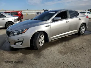 2014 Kia Optima LX with VIN KNAGM4A75E5495941, listed as a Copart auction lot 47105425 with 116,297 mi miles and Salvage title. Bid and sale history available at DreamBid. Image 1.