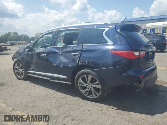 2015 Infiniti QX60 z VIN 5N1AL0MM3FC553463, wystawiony jako Copart lot #61921575 z przebiegiem Nie podano mil oraz Szkoda całkowita • Salvage title. Historia ofert i sprzedaży dostępna na DreamBid. Obrazek 2.