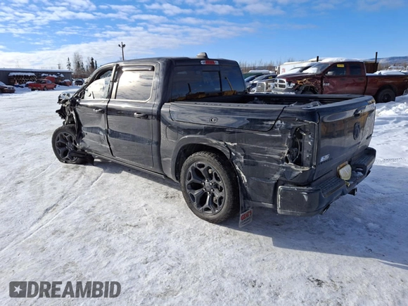 2020 Ram 1500 Limited with VIN 1C6SRFHTXLN187438, listed as a Copart auction lot 45062765 with 0 mi miles and Salvage Title. Bid and sale history available at carsss.com. Image 2.