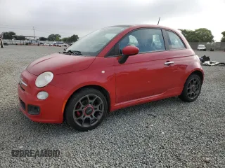 2012 FIAT 500 Sport z VIN 3C3CFFBRXCT384228, wystawiony jako Copart lot #59374635 z przebiegiem 150 869 mil mil oraz Tytuł czysty. Historia ofert i sprzedaży dostępna na DreamBid. Obrazek 1.