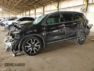 2021 Honda Pilot Touring 8-Passenger with VIN 5FNYF5H96MB007074, listed as a Copart auction lot 48806165 with Not Provided miles and Salvage Title. Bid and sale history available at DreamBid. Image 1.