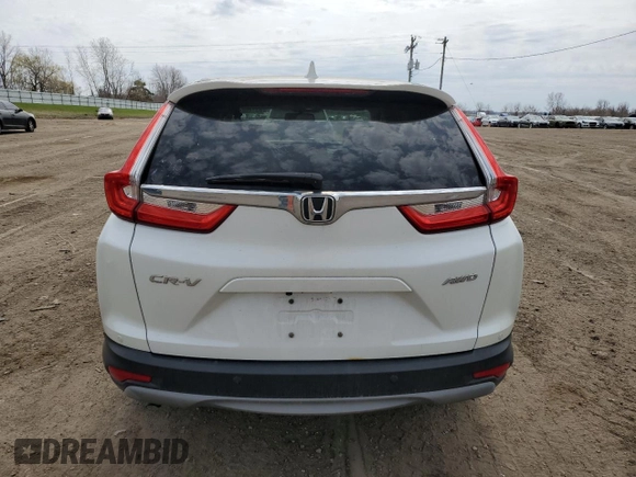 2017 Honda CR-V EX-L with VIN 5J6RW2H8XHL011099, listed as a Copart auction lot 53149895 with 70,689 mi miles and Salvage Title. Bid and sale history available at carsss.com. Image 6.
