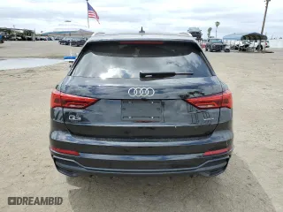 2020 Audi Q3 S line Premium with VIN WA1DECF36L1020574, listed as a Copart auction lot 52804445 with 37,040 mi miles and Salvage Title. Bid and sale history available at carsss.com. Image 6.