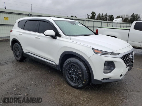 2019 Hyundai Santa Fe SE with VIN 5NMS2CADXKH003674, listed as a Copart auction lot 51977755 with 97,735 mi miles and Salvage Title. Bid and sale history available at carsss.com. Image 4.