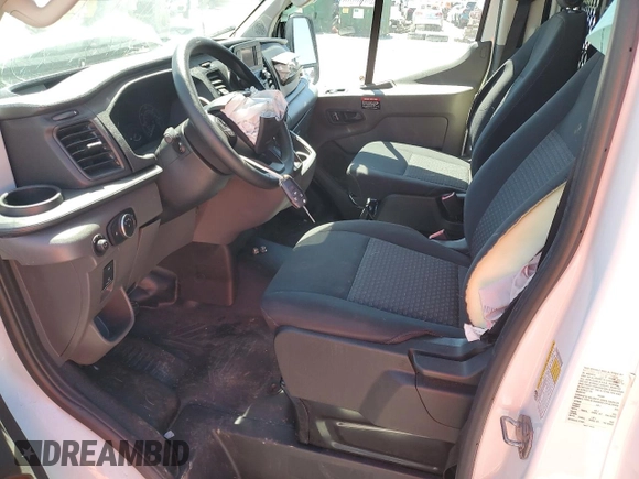 2024 Ford Transit Cargo with VIN 1FTBR1Y89RKA87655, listed as a Copart auction lot 57893955 with 11,044 mi miles and Salvage title. Bid and sale history available at DreamBid. Image 7.
