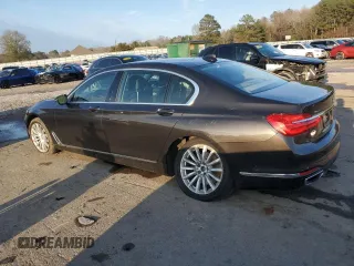 2017 BMW 7 Series 740i xDrive with VIN WBA7E4C50HGU99073, listed as a Copart auction lot 86506784 with 107,109 mi miles and Salvage Title. Bid and sale history available at carsss.com. Image 2.