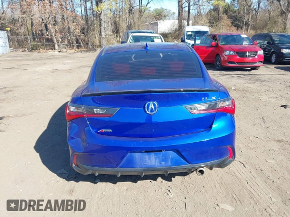 2020 Acura ILX w/Premium/A-SPEC Pkg with VIN 19UDE2F89LA011459, listed as a IAAI auction lot 41751405 with 68,912 mi miles. Bid and sale history available at carsss.com. Image 16.