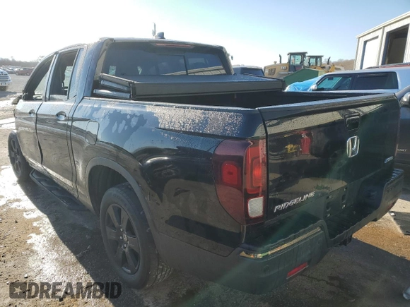 2019 Honda Ridgeline Black Edition with VIN 5FPYK3F82KB035968, listed as a Copart auction lot 84015004 with 123,427 mi miles and Salvage title. Bid and sale history available at DreamBid. Image 2.