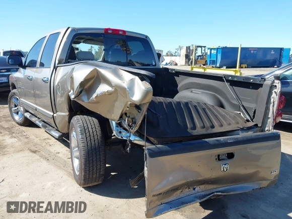 2007 Dodge Ram 1500 SLT with VIN 1D7HA18257S132946, listed as a IAAI auction lot 41826501 with 89,669 mi miles. Bid and sale history available at carsss.com. Image 3.