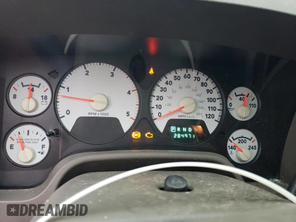 2007 Dodge 2500 SLT с VIN 3D7KS29A57G849630, выставлен на аукционе Copart как лот 50806475 с пробегом 284 971 миль миль и Списание • Salvage title. История ставок и продаж доступна на DreamBid. Изображение 9.