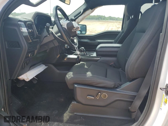 2021 Ford F-150 XL with VIN 1FTFW1E59MFA70313, listed as a Copart auction lot 60793215 with 52,387 mi miles and Salvage title. Bid and sale history available at DreamBid. Image 7.