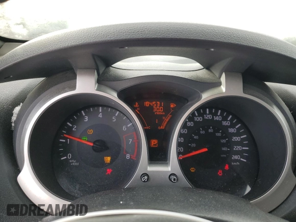 2015 Nissan Juke SL with VIN JN8AF5MVXFT553711, listed as a Copart auction lot 89395215 with 184,531 mi miles and Salvage title. Bid and sale history available at DreamBid. Image 9.