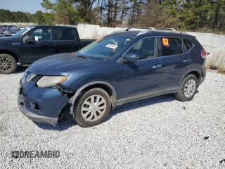 2016 Nissan Rogue SV with VIN KNMAT2MT1GP662926, listed as a Copart auction lot 48930685 with 155,636 mi miles and Clean Title. Bid and sale history available at carsss.com. Image 1.