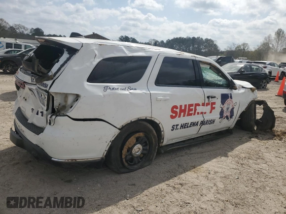 2022 Dodge Durango Pursuit with VIN 1C4SDJFT1NC208611, listed as a Copart auction lot 48221685 with 58,243 mi miles and Salvage title. Bid and sale history available at DreamBid. Image 3.
