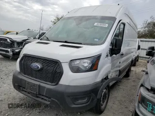 2023 Ford Transit Cargo with VIN 1FTBR3X88PKB88910, listed as a Copart auction lot 46260995 with 64,307 mi miles and Salvage Title. Bid and sale history available at DreamBid. Image 1.