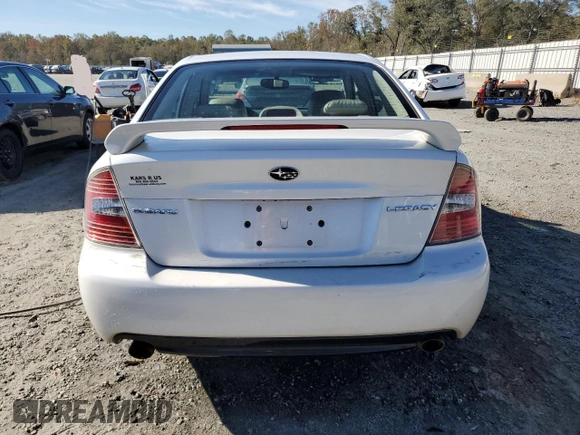 2006 Subaru Legacy Special with VIN 4S3BL626367217689, listed as a Copart auction lot 76956484 with 132,426 mi miles and Salvage title. Bid and sale history available at DreamBid. Image 6.