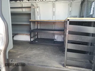 2018 Chevrolet Express Cargo with VIN 1GCWGAFG4J1338495, listed as a Copart auction lot 88013295 with 141,681 mi miles and Salvage title. Bid and sale history available at DreamBid. Image 11.