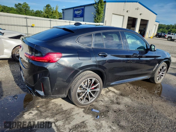 2021 BMW X4 M40i with VIN 5UX2V5C05M9F68427, listed as a Copart auction lot 64941095 with 50,208 mi miles and Salvage title. Bid and sale history available at DreamBid. Image 3.