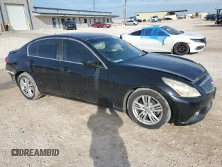 2012 Infiniti G25 Journey with VIN JN1DV6AP6CM810511, listed as a Copart auction lot 84453084 with Not Provided miles and Salvage Title. Bid and sale history available at DreamBid. Image 4.