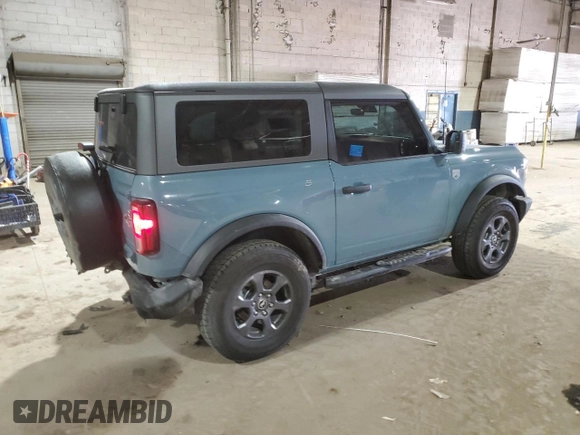 2023 Ford Bronco with VIN 1FMDE5AH2PLC08096, listed as a Copart auction lot 41843445 with 12,031 mi miles and Salvage Title. Bid and sale history available at DreamBid. Image 3.