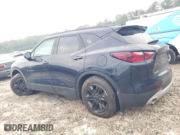 2020 Chevrolet Blazer LT with VIN 3GNKBBRA3LS712470, listed as a Copart auction lot 55259015 with 73,131 mi miles and Salvage title. Bid and sale history available at DreamBid. Image 2.