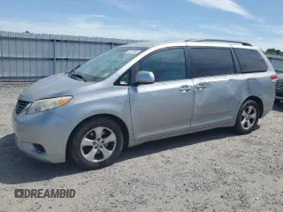 2011 Toyota Sienna LE AAS with VIN 5TDKK3DC6BS009665, listed as a Copart auction lot 54377695 with 155,716 mi miles and Salvage Title. Bid and sale history available at DreamBid. Image 1.