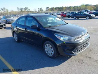 2021 Kia Rio S with VIN 3KPA24AD9ME395011, listed as a IAAI auction lot 41876173 with NaN miles. Bid and sale history available at carsss.com. Image 1.