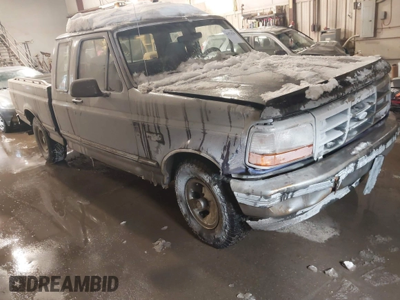 1995 Ford F-150 with VIN 1FTEX14H6SKB02515, listed as a IAAI auction lot 41574230 with 138,465 mi miles. Bid and sale history available at carsss.com. Image 1.