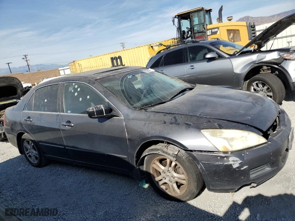 2007 Honda Accord Sdn EX with VIN 1HGCM55787A133700, listed as a Copart auction lot 81360744 with 252,052 mi miles and Clean Title. Bid and sale history available at carsss.com. Image 4.