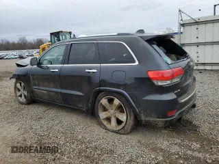 2015 Jeep Grand Cherokee Overland with VIN 1C4RJFCG2FC912328, listed as a Copart auction lot 46112005 with 170,366 mi miles and Salvage Title. Bid and sale history available at carsss.com. Image 2.