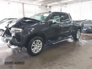 2023 Chevrolet Silverado 1500 LTZ with VIN 2GCUDGED3P1113448, listed as a IAAI auction lot 41319765 with 25,597 mi miles and . Bid and sale history available at DreamBid. Image 2.