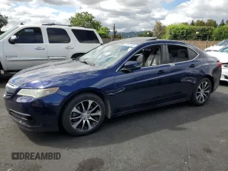 2015 Acura TLX Technology z VIN 19UUB1F53FA015939, wystawiony jako Copart lot #56947425 z przebiegiem 177 617 mil mil oraz Szkoda całkowita • Salvage title. Historia ofert i sprzedaży dostępna na DreamBid. Obrazek 1.