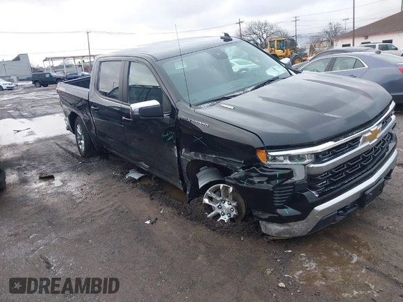 2025 Chevrolet Silverado 1500 LT with VIN 1GCPKKEK1SZ107524, listed as a IAAI auction lot 41676575 with 838 mi miles and . Bid and sale history available at DreamBid. Image 1.