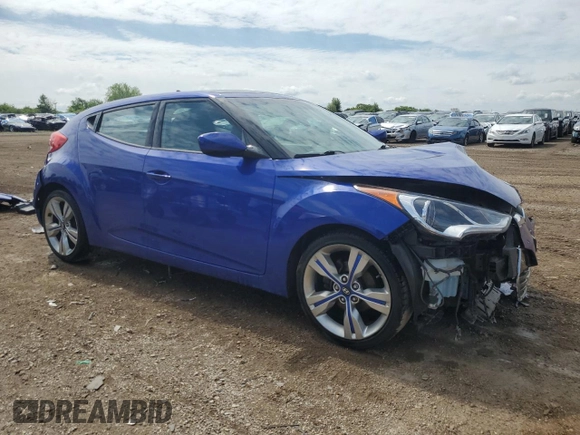 2012 Hyundai Veloster w/Black Int с VIN KMHTC6AD7CU031425, выставлен на аукционе Copart как лот 58536005 с пробегом 68 510 миль миль и Списание • Salvage title. История ставок и продаж доступна на DreamBid. Изображение 4.